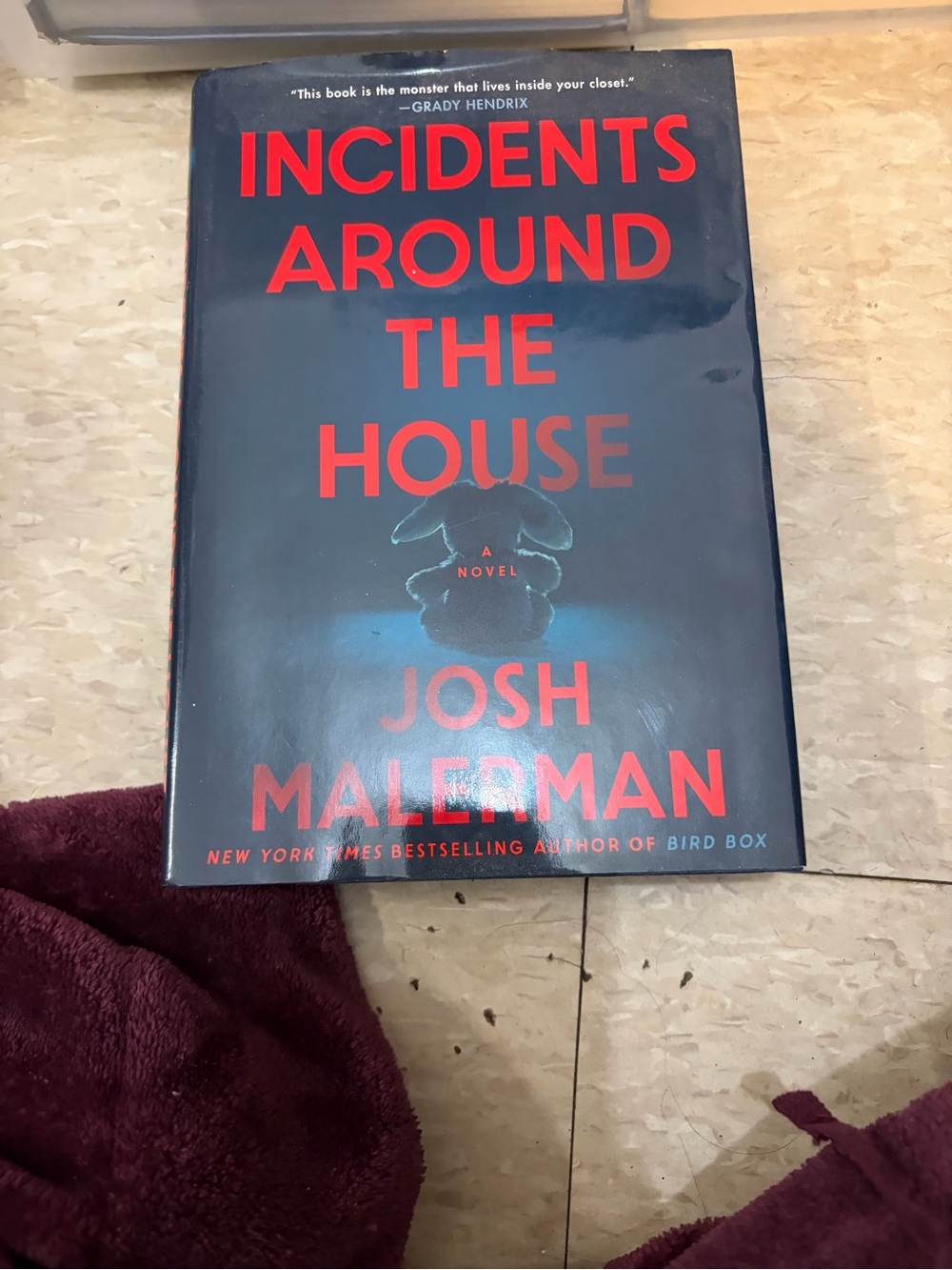 Incidents Around the House — Navy Blue & Red Hardcover by